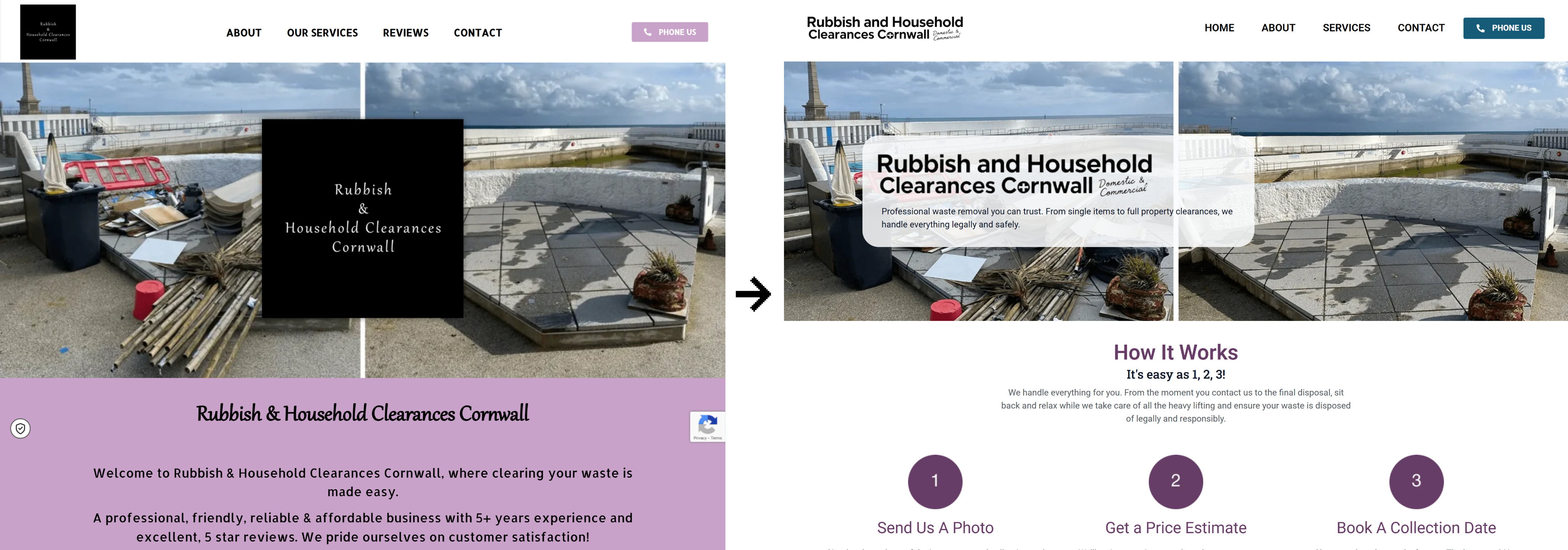 Redesigning Rubbish and Household Clearances Cornwall